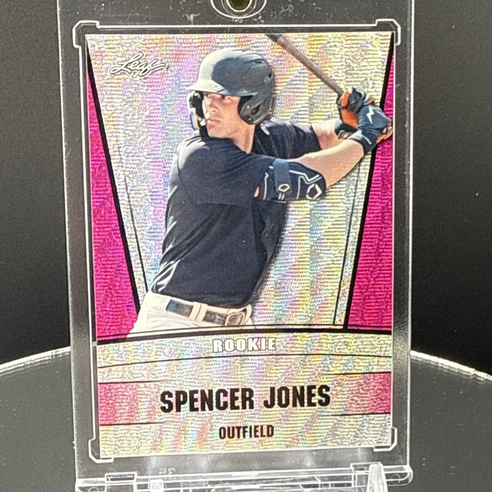 2023 Leaf Spencer Jones Purple Holo Refractor RC 1/10 Bookend